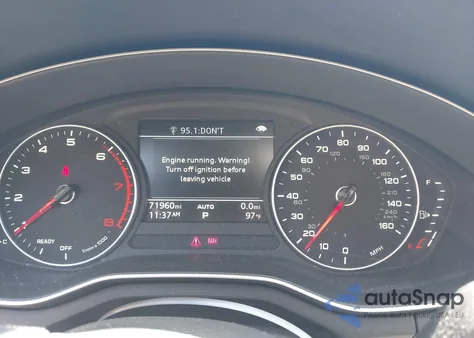 2017 Audi A4 2.0T Premium из США, поврежденный, VIN WAUANAF44HN002447
